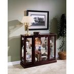 Pulaski 6705 Ridgewood Cherry Console Curio Cabinet.jpg