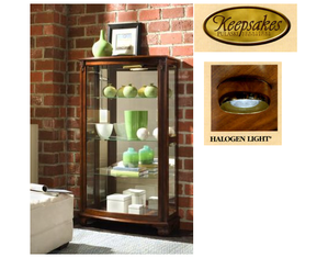 Pulaski Gallery Mantel Curio Cabinet - FREE Inside Delivery!