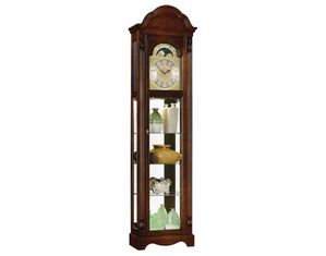 Ridgeway Clocks Clarksburg Quarts Clock Curio Cabinet