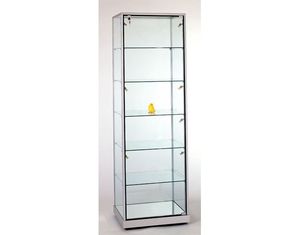 Tecno All Glass Rectangular Tower Display Case GL10TG