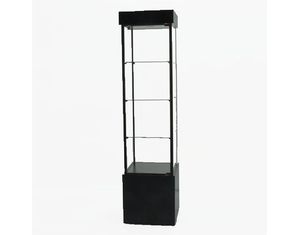 Tecno Displays 4 Less 900 Square Tower Display Case SFL900
