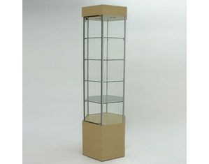 Tecno Displays 4 Less Hexagonal Tower Case SFL901