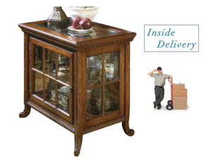 Butler Cherry Side Chair Curio Cabinet
