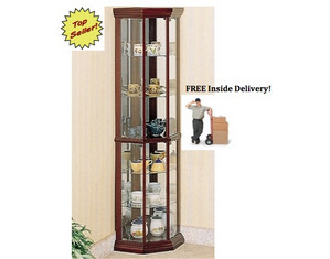 Union Square Wilma Cherry Curio Cabinet
