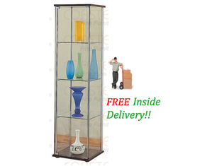 Save  on Glass Curio Cabinet - FREE Inside Delivery! at The Curio Cabinet Superstore