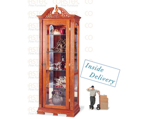 Classic Oak Curio Cabinet
