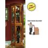 Save  on English Oak Curio Cabinet - FREE Inside Delivery! at The Curio Cabinet Superstore