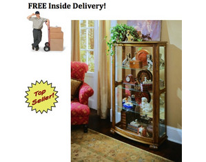 Pulaski Mantel Curio Cabinet