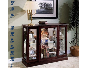 Pulaski Console Curio Cabinet - FREE Inside Delivery!