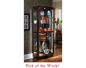 Pulaski Stannon Curio Cabinet - FREE Inside Delivery!