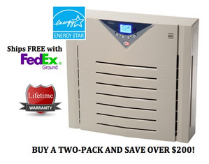 Alen A375UV Ultra Air Purifier Two-Pack - Fast FREE FedEx Shipping!