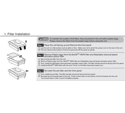 Filter Installation Sectional View