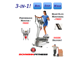 Schwinn 460 Elliptical with Variable Stride Elliptical Trainer - FREE Inside Delivery!