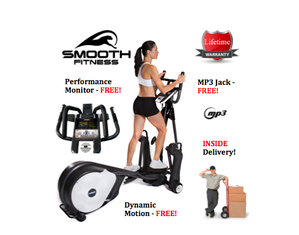 Smooth Fitness CE3.7 Adjustable Motion Elliptical - INSIDE Delivery!