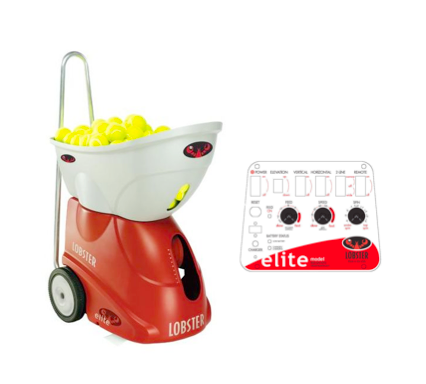 Lobster Elite Three Tennis Ball Machine - FREE FedEx Shipping! image