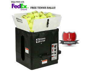 Sports Tutor Tennis Tutor Plus Tennis Ball Machine  - Smart Charger Included FREE! - Fast FREE FedEx Shipping!