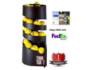 Sports Tutor Tennis Twist A/C Powered Tennis Ball Machine - FREE FedEx Shipping!