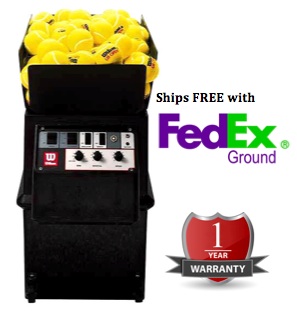 Wilson Portable Tennis Ball Machine - Smart Charger Included FREE!! image