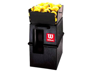 Wilson Portable with Remote and 2 Line Feature Tennis Ball Machine with FREE Smart Charger- Fast FREE FedEx Shipping!