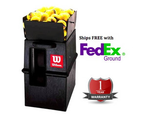 Wilson Portable with 2 Line Feature Tennis Ball Machine - Fast FREE FedEx Shipping!