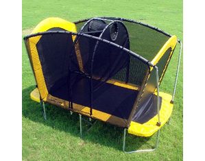 Kidwise 12 ft Funtek Spaceball Trampoline and Enclosure