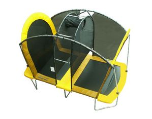 Kidwise 14 ft Funtek Spaceball Trampoline and Enclosure - Double Bed
