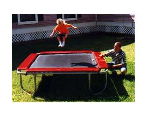 Texas Heavy Duty 8 ft Square Sport Fit Trainer Trampoline