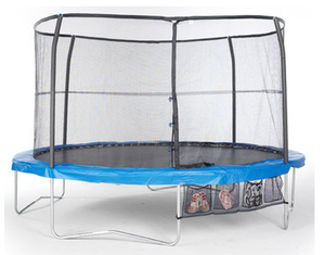 Bazoongi Kids 14 feet Jumpod Trampoline - Enclosure Included FREE!