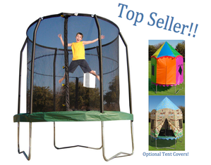 7.5 ft JumpPod Trampoline and Enclosure