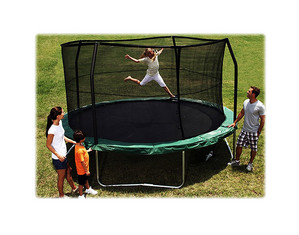 JumpPod ELITE 14 ft Trampoline - Enclosure Included!