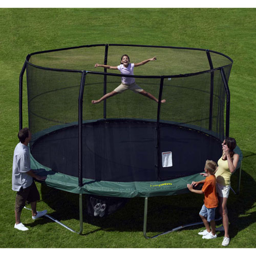 JumpPod ELITE 15 ft Trampoline - Enclosure Included! image