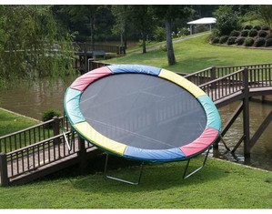 Magic Circle Deluxe 13.5 ft Round Trampoline - FREE 10 Year Warranty!