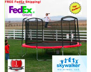 Skywalker Trampolines Elite 15 Feet Round Trampoline Combo - Fast FREE FedEx Shipping