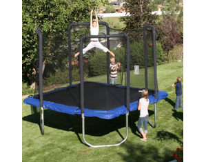 Skywalker Elite 13 ft Square Trampoline and Enclosure - Blue