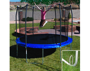 Skywalker Trampolines 12' Round Trampoline with Enclosure - FREE Wind Stakes Included!