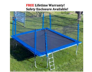 Texas Extreme 15 x 17 Rectangular Trampoline - FREE Inside Delivery!