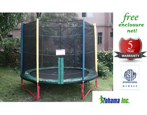 Tohama 8 Feet Trampoline with Enclosure