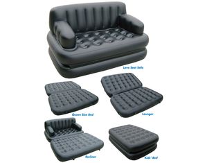 Pure Comfort 5 in 1 Inflatable Sofa Bed Air Bed
