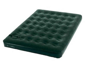 Wenzel Flocked Top Queen Air Bed with Built-in Manual Pump - Fast FREE FedEx Shipping!