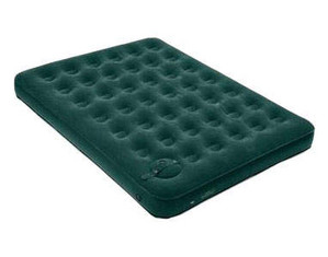 Wenzel Flocked Top Twin Air Bed with Built-in Manual Pump