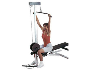 Body-Solid Lat Pulldown Seated Row Station for GDIB46L Bench
