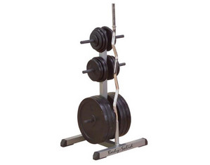 Body-Solid Standard Plate Tree and Bar Holder
