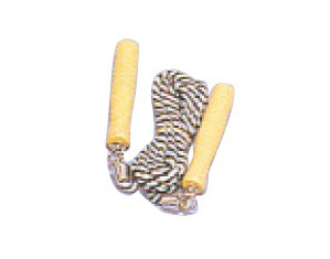 CAP Barbell 9 ft Cotton Adjustable Rope with Wood Handle - Fast FREE FedEx Shipping!