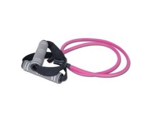 Tone Fitness Long Light Resistance Tube; Pink