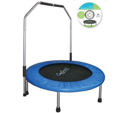 Cory Everson 40 inch Jogging Trampoline with Instructional DVD and Handle