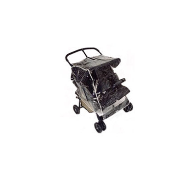 Sasha's Side by Side Double Stroller Rain and Weather Shield