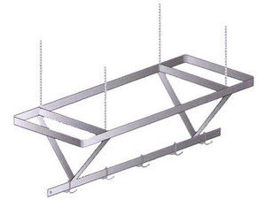 Aero Manufacturing CP Series Ceiling Pot Rack - Fast FREE FedEx Shipping!