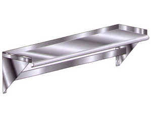 Aero Manufacturing Wall Mounted Overshelf Pot Rack with Single Bar Delux