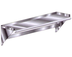 Aero Manufacturing Wall Mounted Overshelf Pot Rack with Single Bar Economy