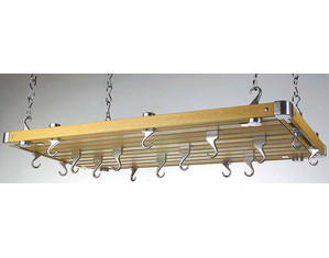 Concept Housewares Rectangular Ceiling Pot Rack - Fast FREE FedEx Shipping!